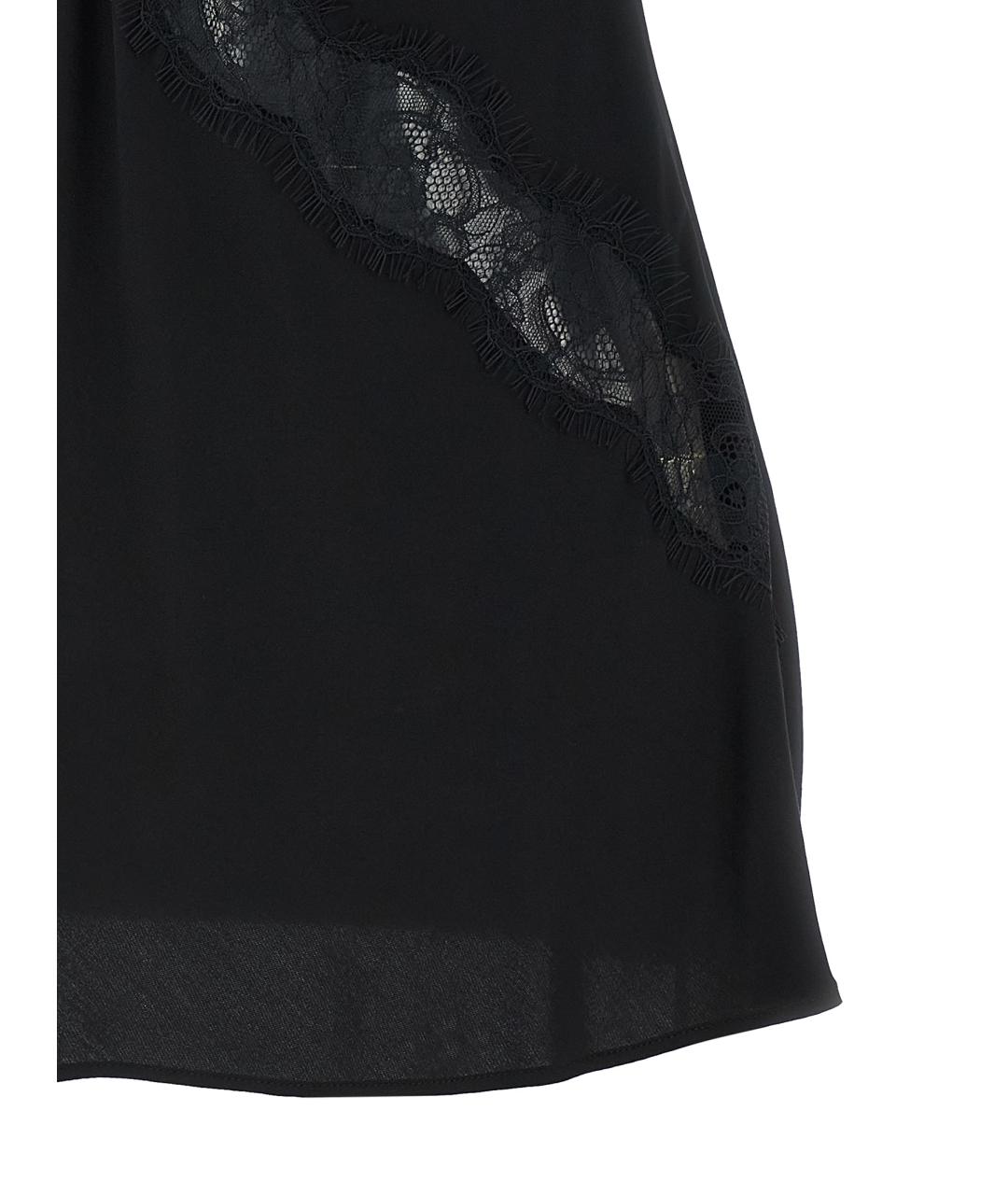 PINKO Черная вискозная майка, фото 4