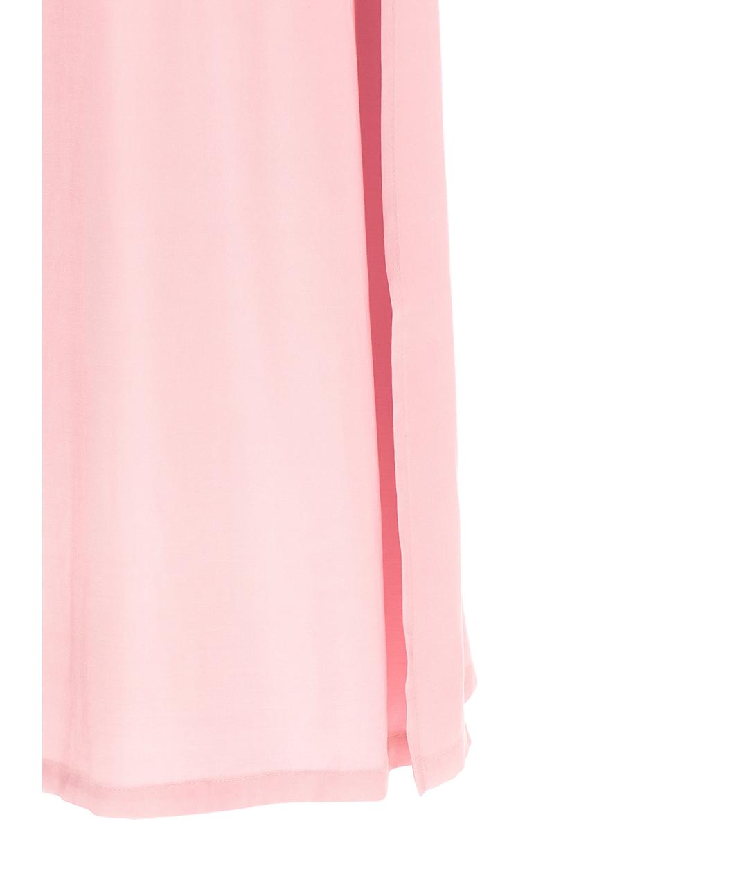 NUDE Розовое вискозное вечернее платье, фото 4