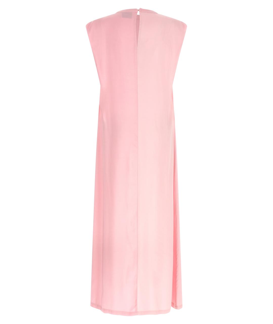 NUDE Розовое вискозное вечернее платье, фото 2
