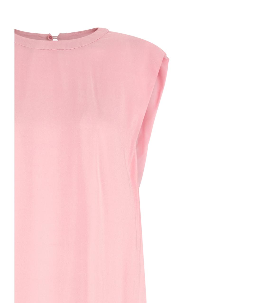 NUDE Розовое вискозное вечернее платье, фото 3