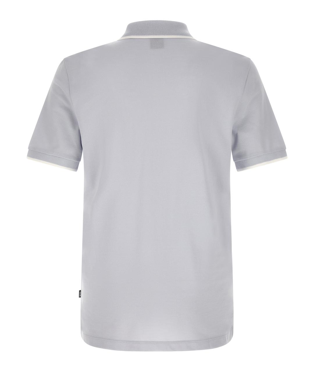 HUGO BOSS Хлопковое поло с коротким рукавом, фото 2