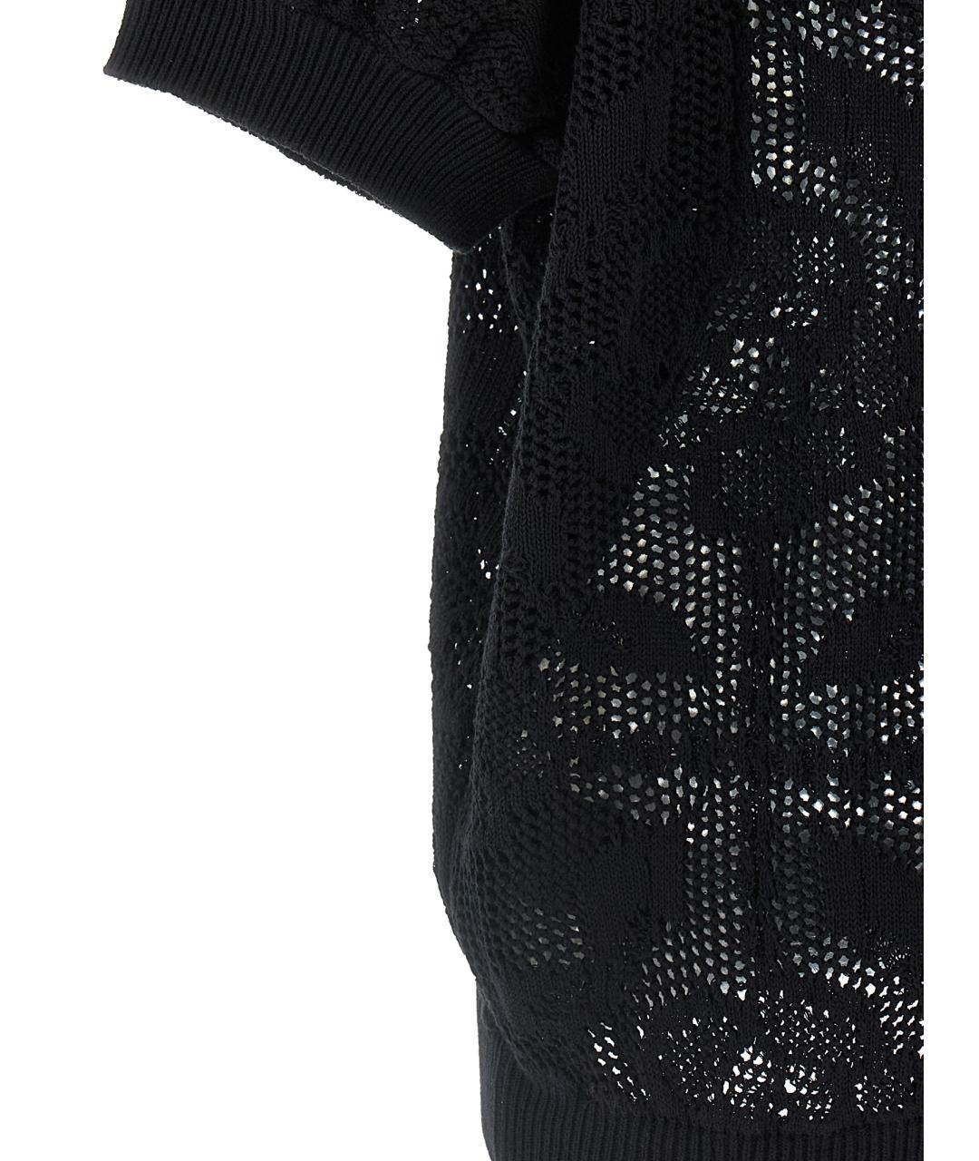 NUDE Черный хлопковый кардиган, фото 4