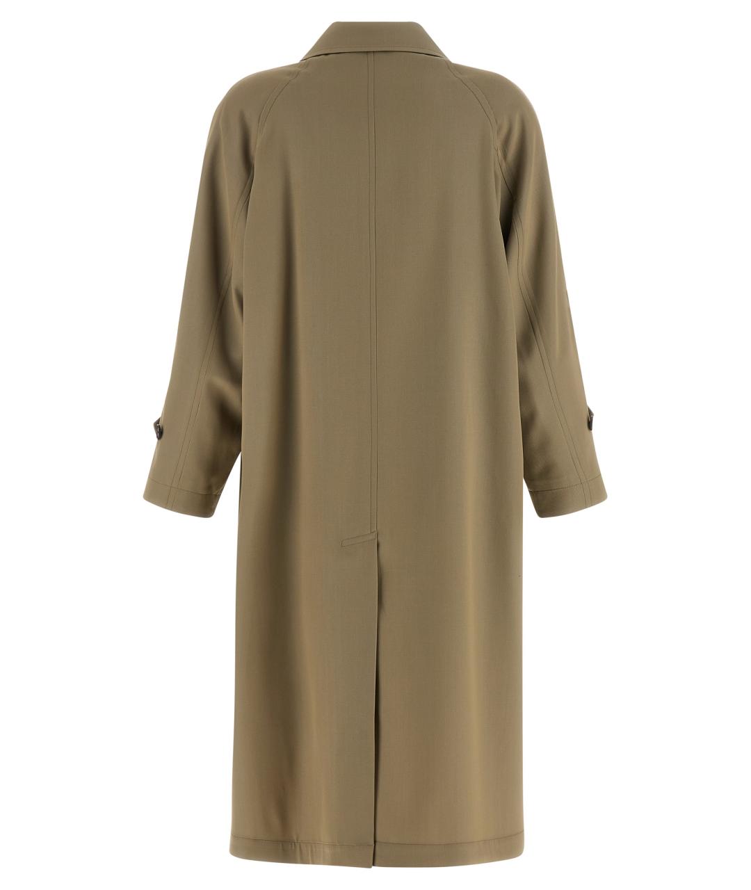 AURALEE Коричневый шерстяной тренч/плащ, фото 2