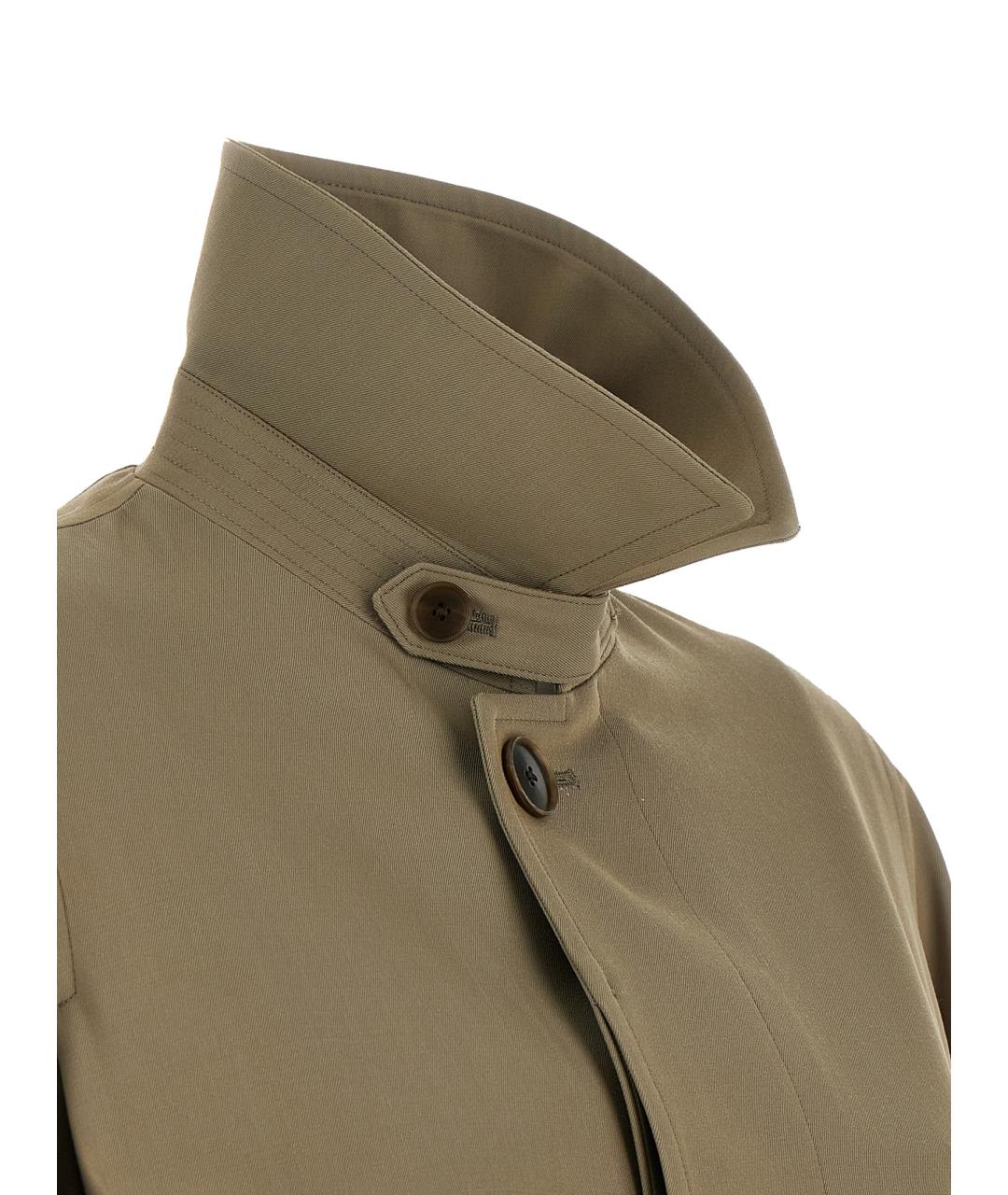 AURALEE Коричневый шерстяной тренч/плащ, фото 5