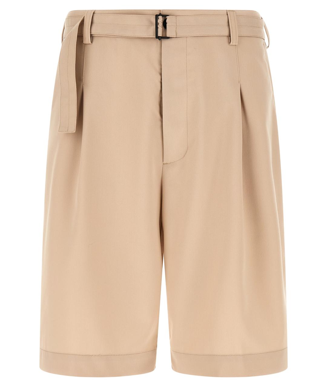 CELLAR DOOR Бежевые полиэстеровые шорты, фото 1