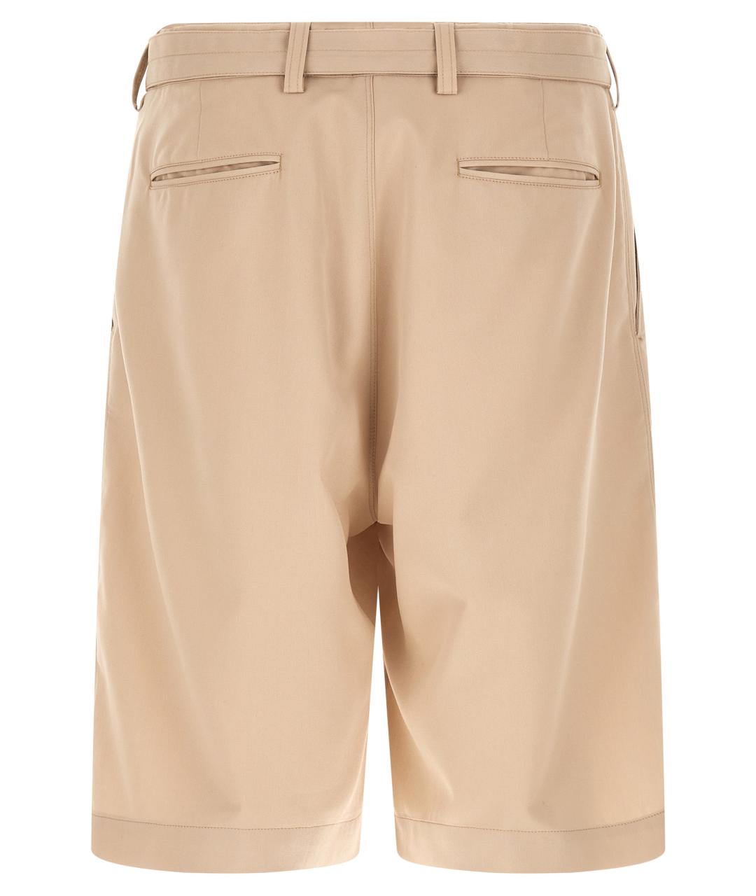 CELLAR DOOR Бежевые полиэстеровые шорты, фото 2