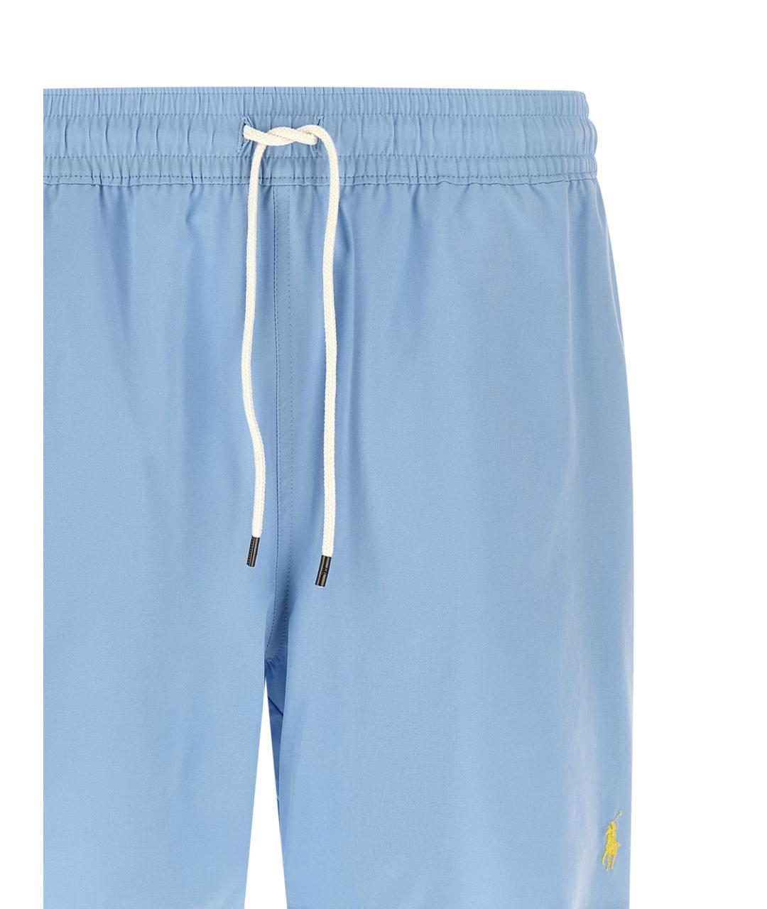 POLO RALPH LAUREN Синие полиэстеровые плавки, фото 3