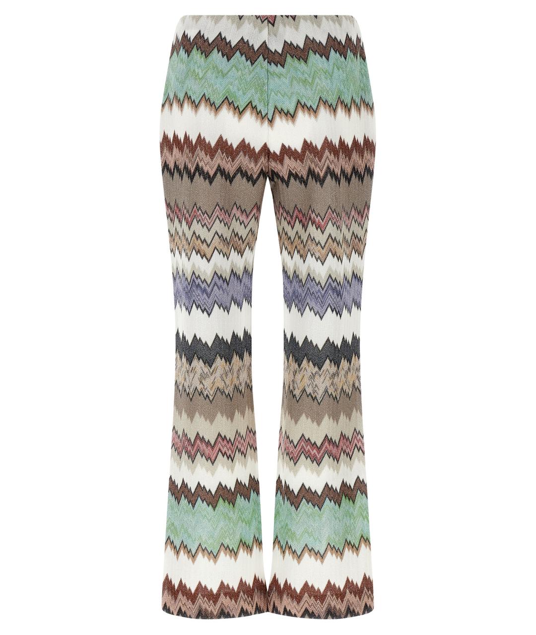 MISSONI Мульти вискозные прямые брюки, фото 2