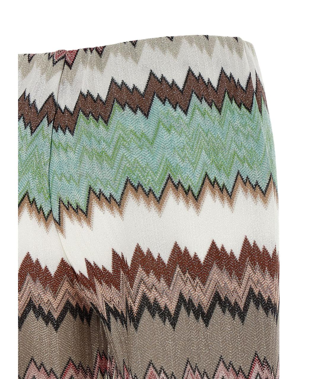 MISSONI Мульти вискозные прямые брюки, фото 4