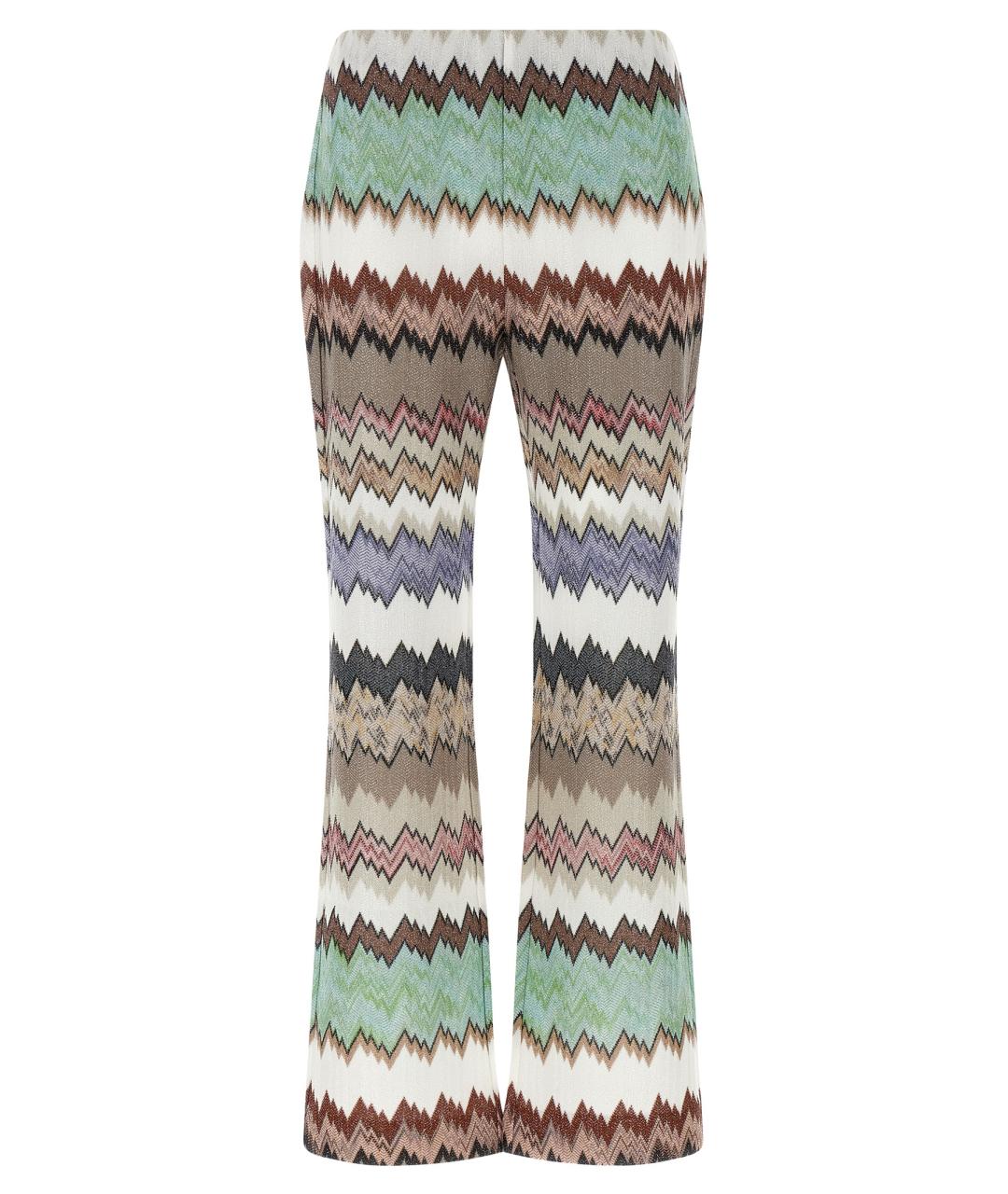 MISSONI Мульти вискозные прямые брюки, фото 1