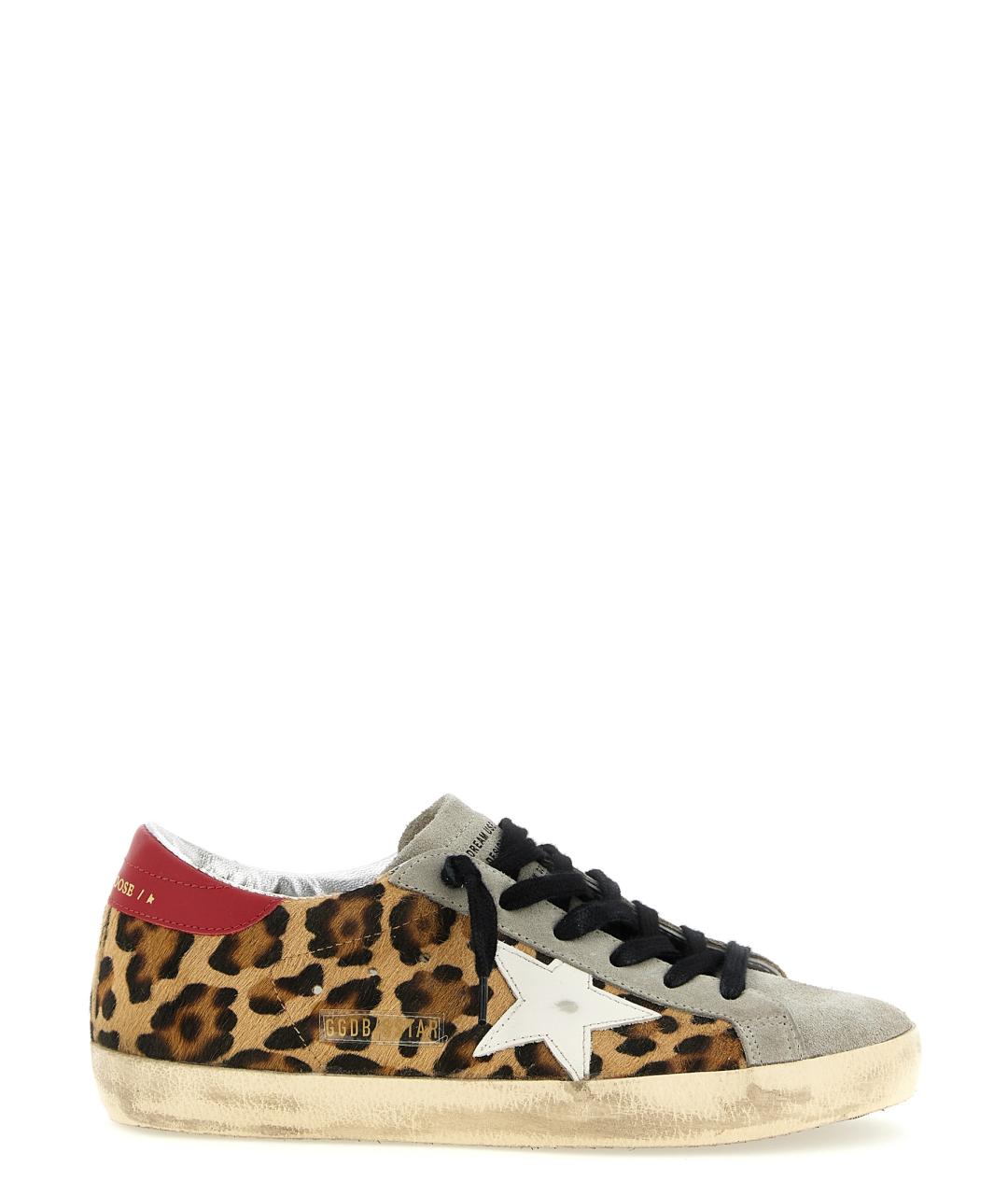 GOLDEN GOOSE Мульти кожаные кеды, фото 1