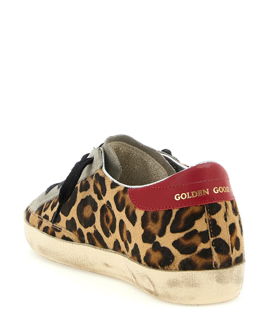 GOLDEN GOOSE Мульти кожаные кеды, фото 3