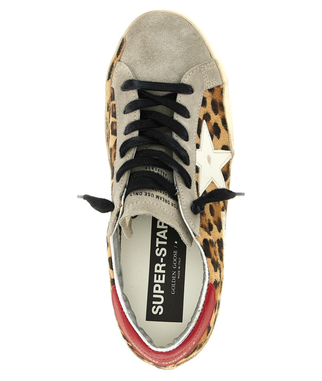 GOLDEN GOOSE Мульти кожаные кеды, фото 4