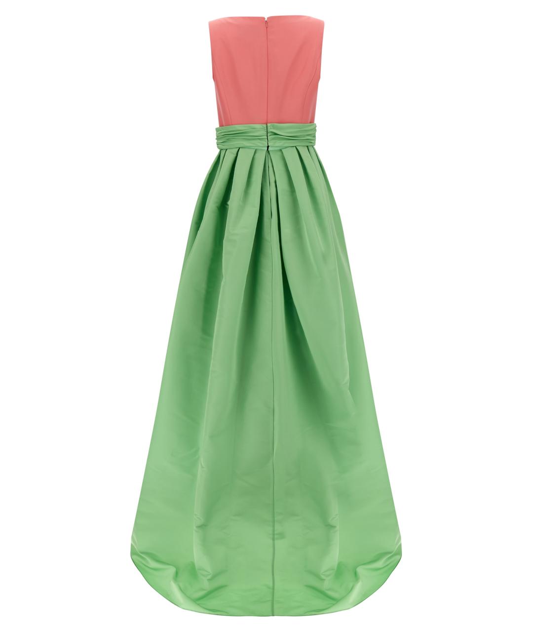 CAROLINA HERRERA Мульти шелковое коктейльное платье, фото 2