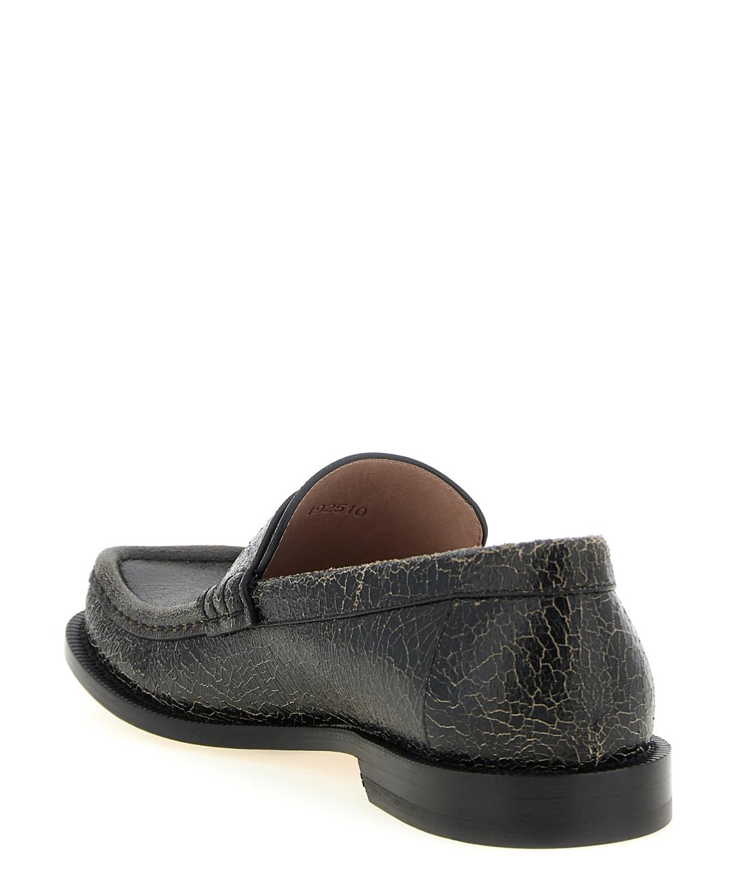 LOEWE Черные кожаные лоферы, фото 3