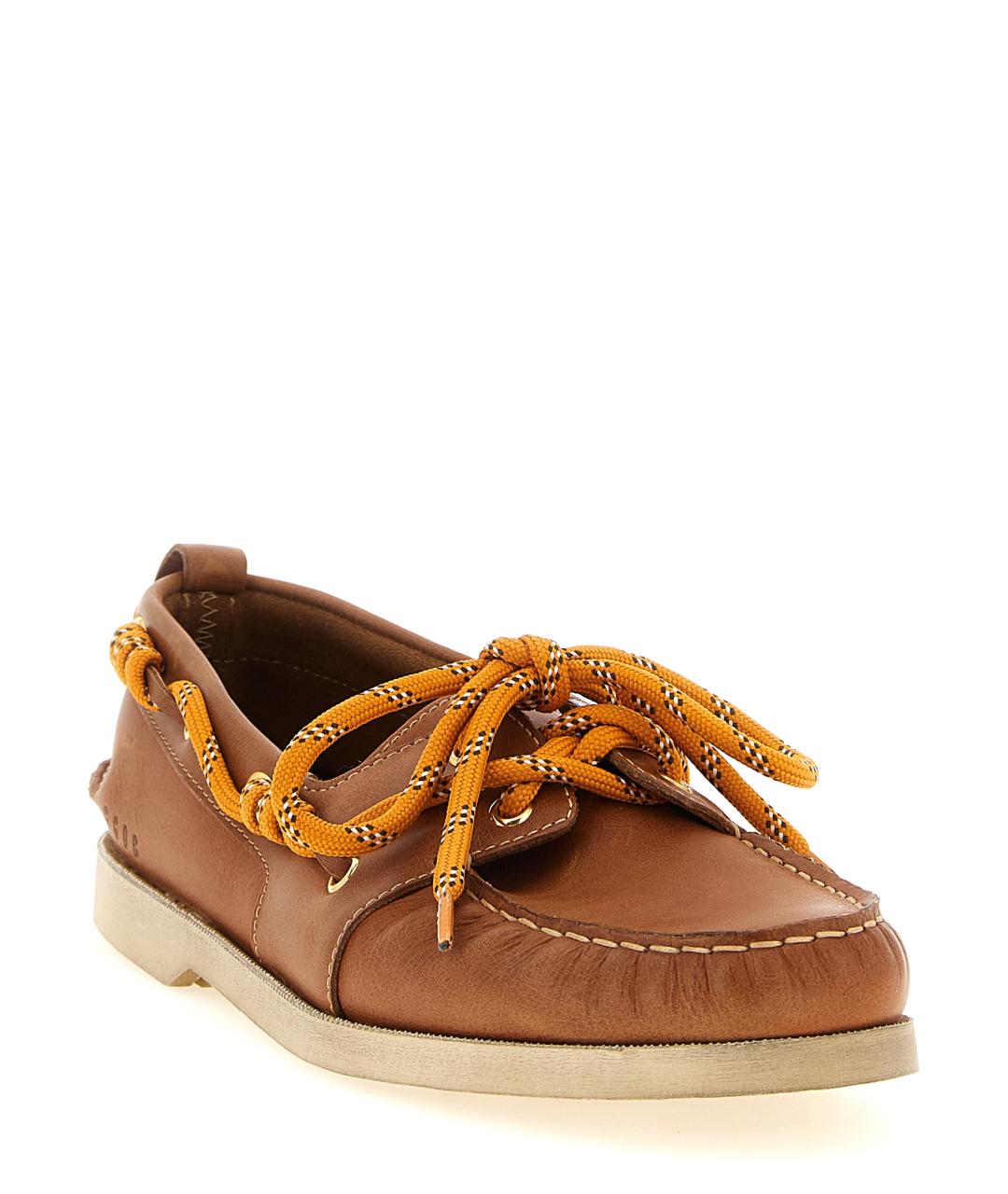 GOLDEN GOOSE DELUXE BRAND Коричневые кожаные лоферы, фото 2