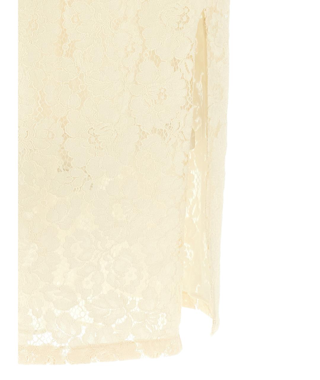 PINKO Белое хлопковое платье, фото 4