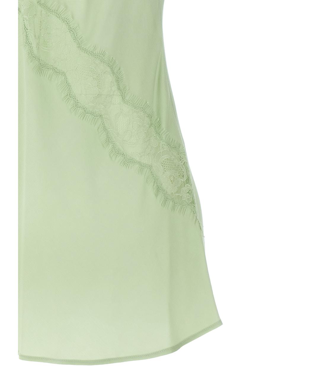 PINKO Зеленая вискозная майка, фото 4