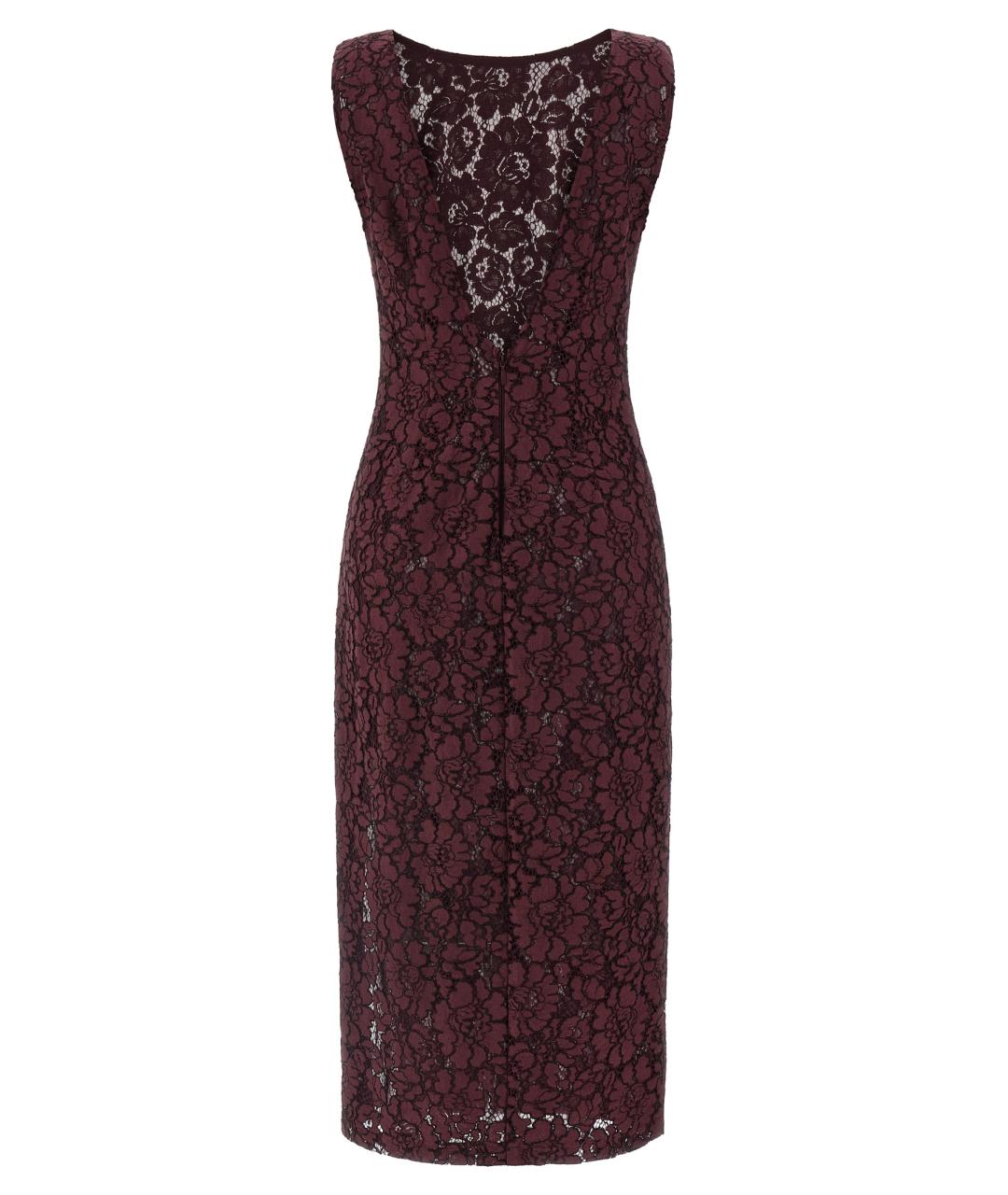 PINKO Бордовое вечернее платье, фото 2