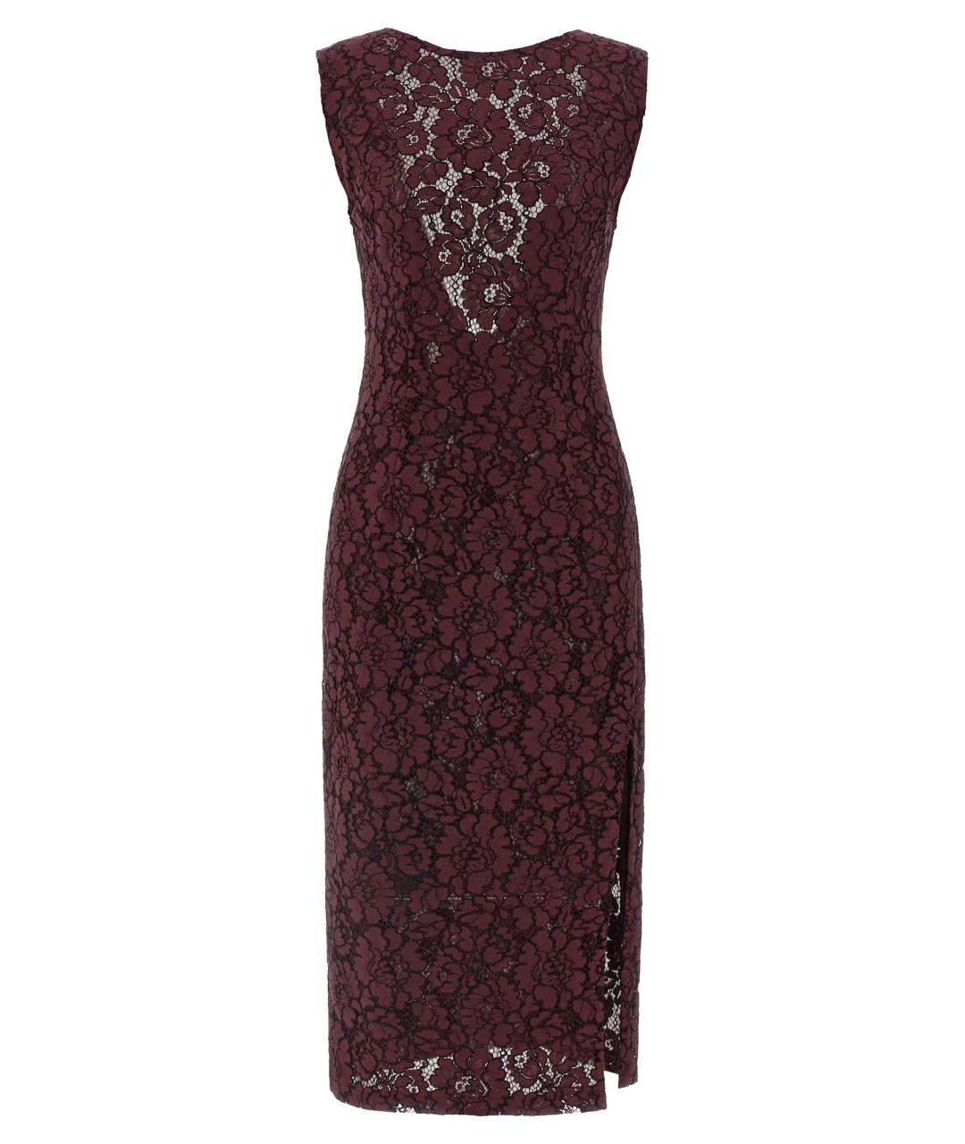 PINKO Бордовое вечернее платье, фото 1