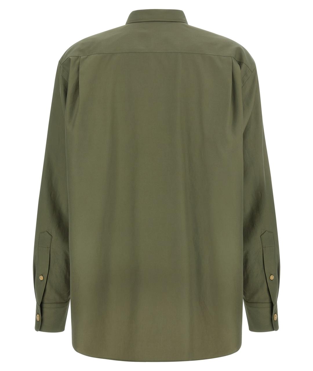 AURALEE Зеленая хлопковая блузы, фото 2