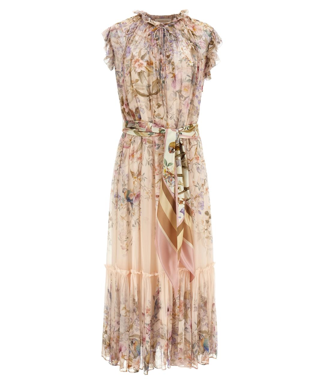 ZIMMERMANN Мульти вискозное платье, фото 1
