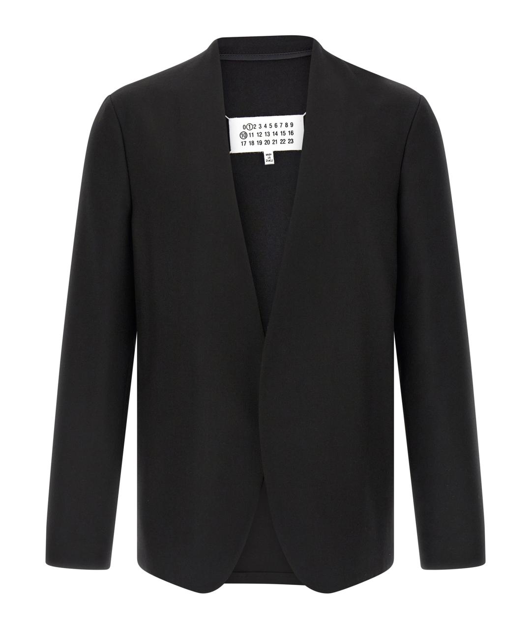 MAISON MARGIELA Черный шерстяной пиджак, фото 1