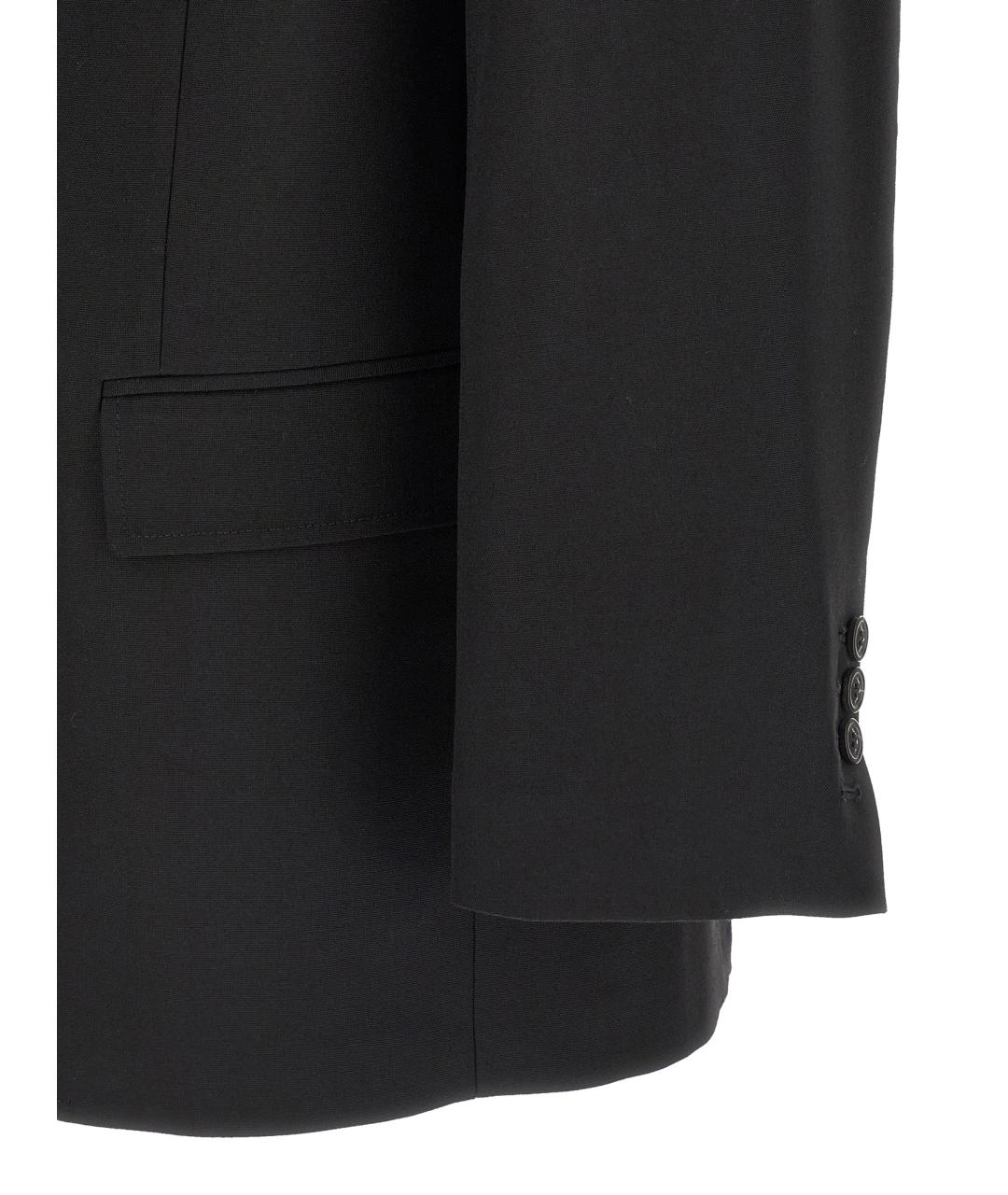 MAISON MARGIELA Черный шерстяной пиджак, фото 4