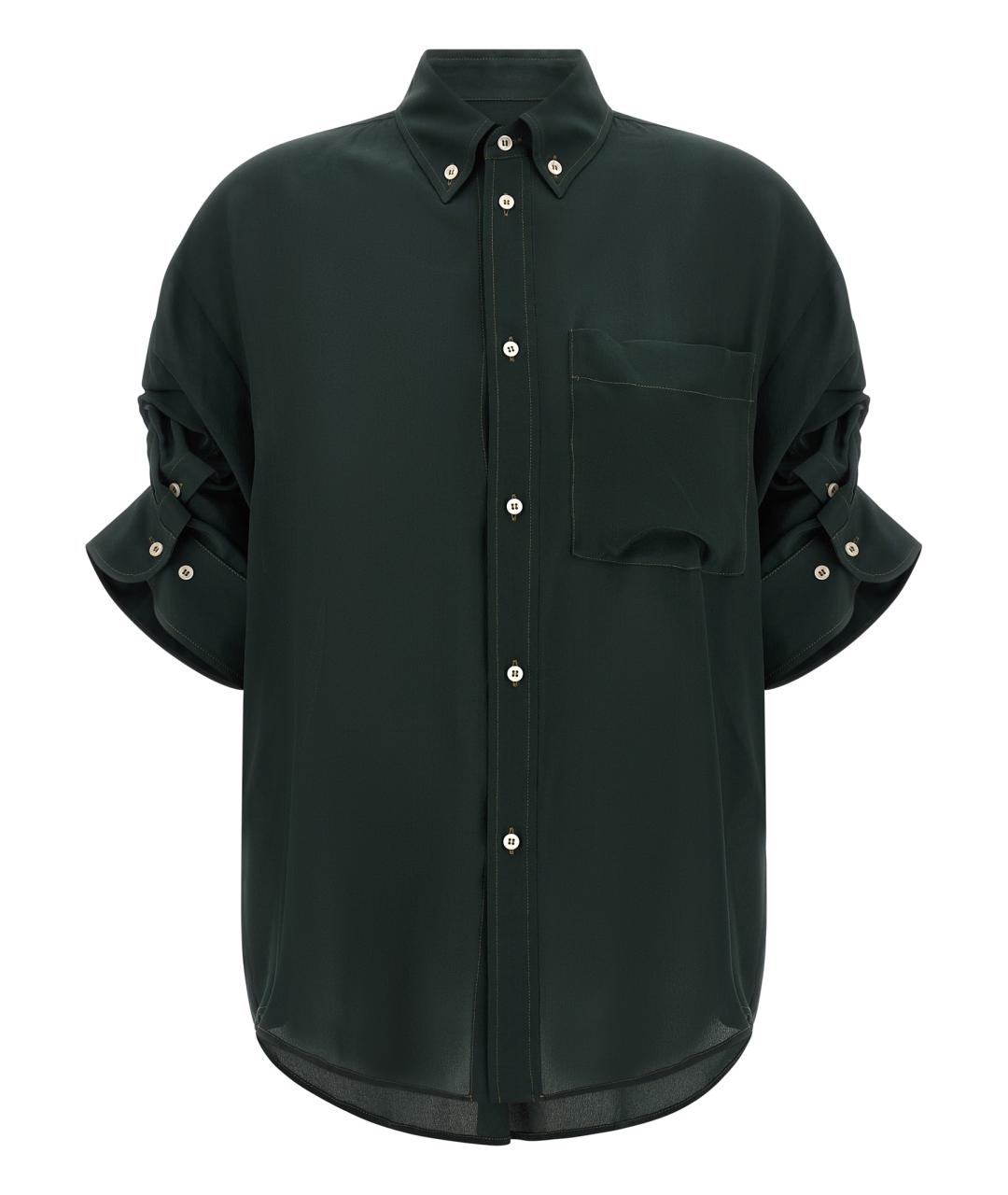 JEJIA Зеленая шелковая блузы, фото 1