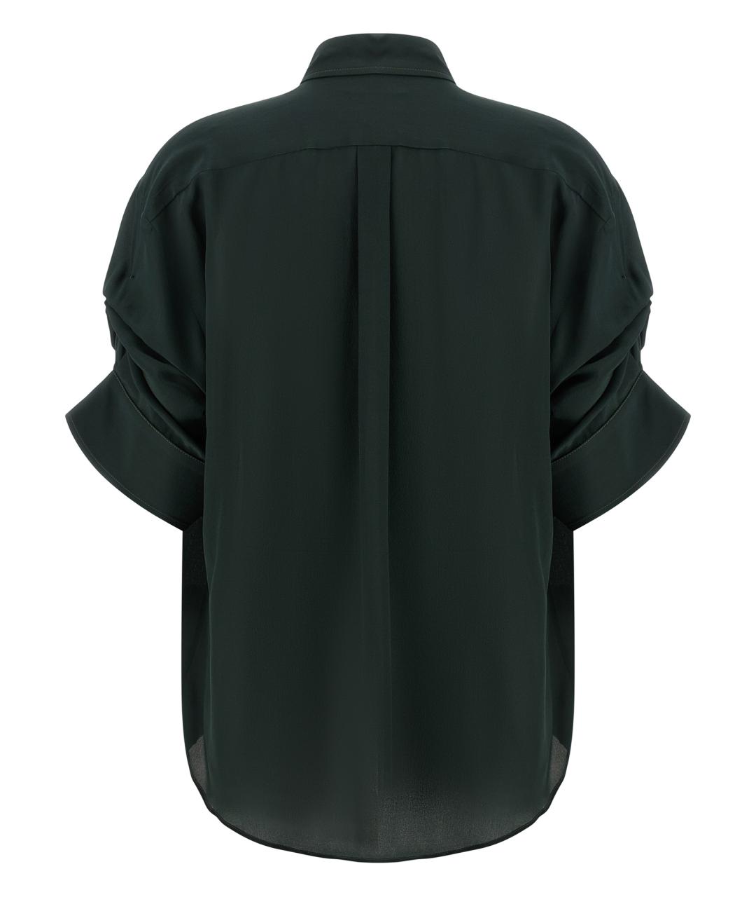 JEJIA Зеленая шелковая блузы, фото 2