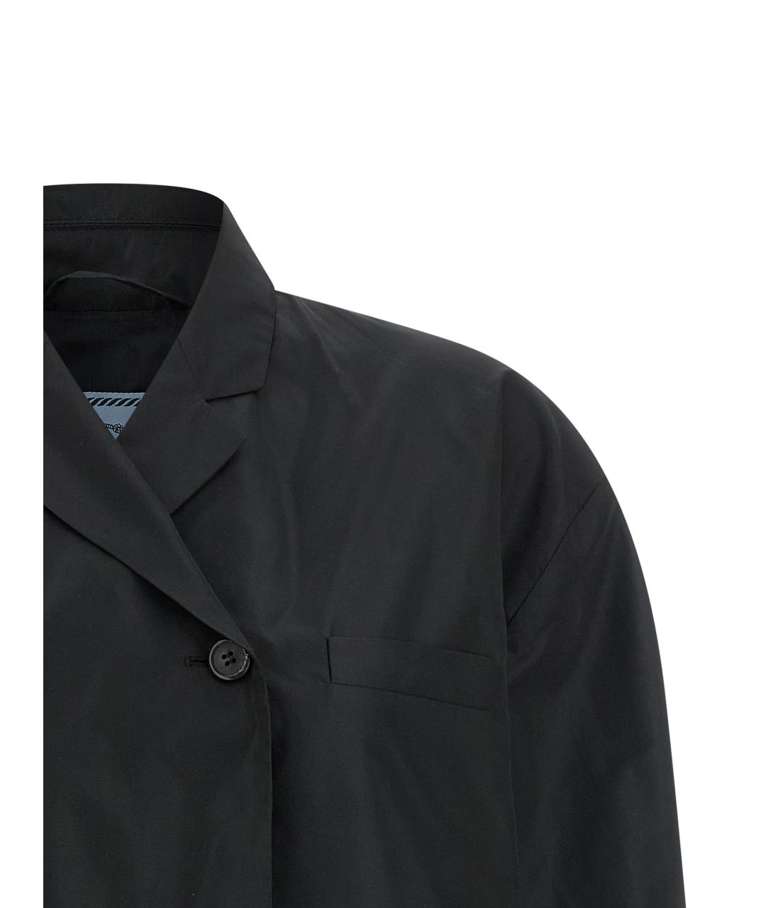 PRADA Черная полиэстеровая куртка, фото 3