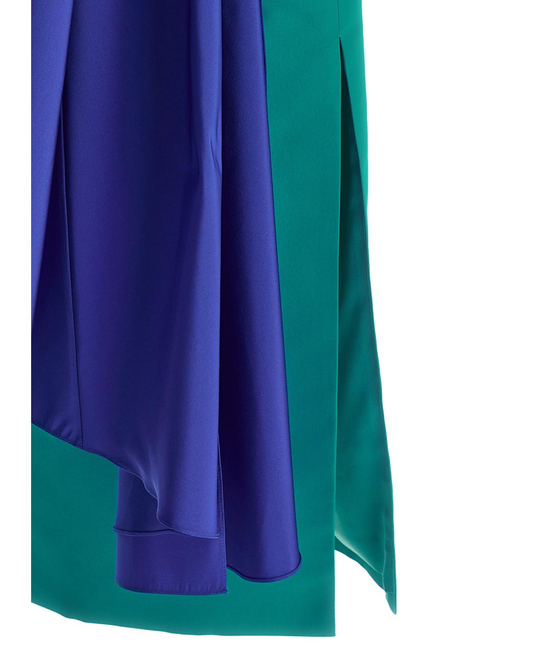 CAROLINA HERRERA Мульти шелковое коктейльное платье, фото 5