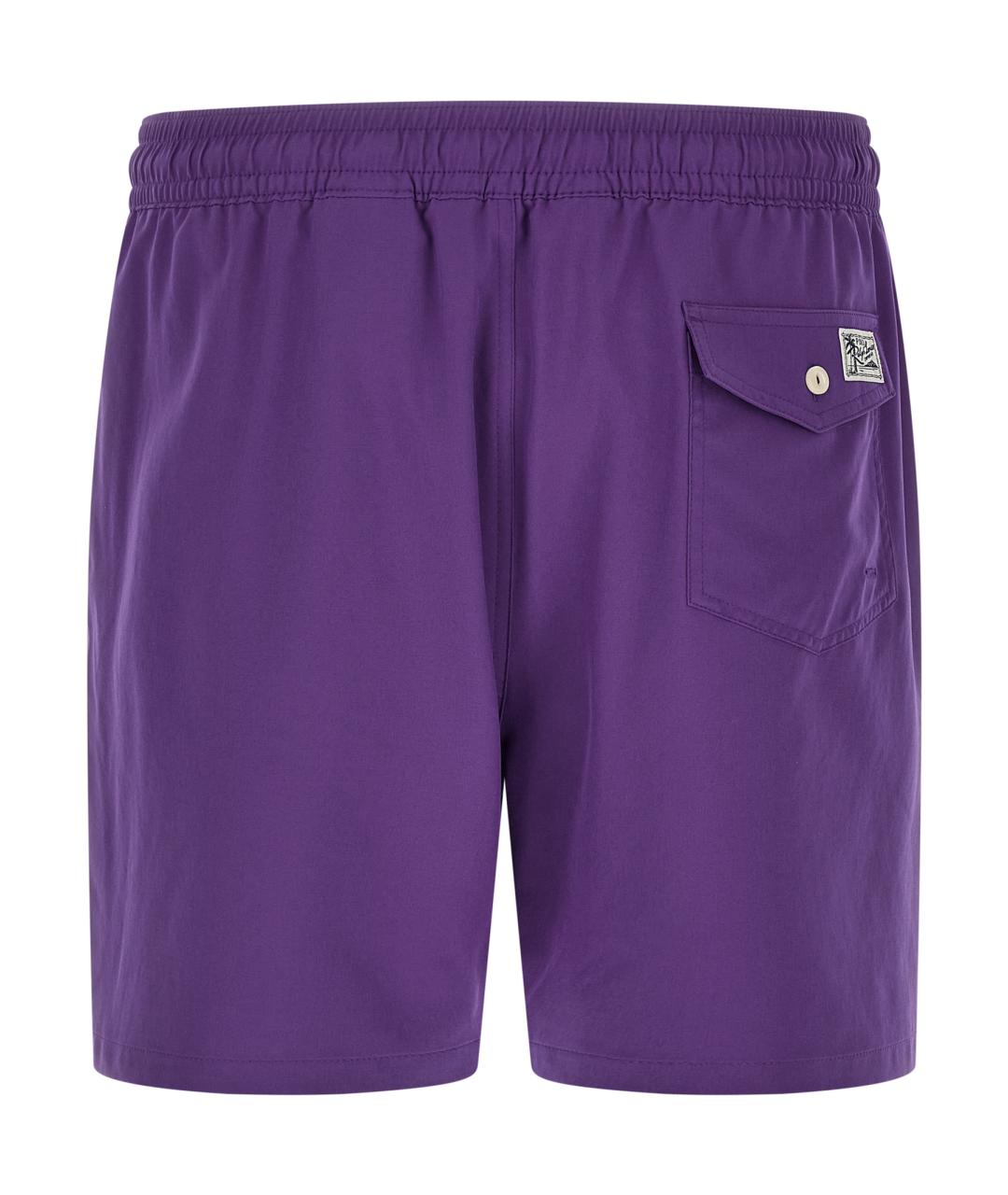POLO RALPH LAUREN Фиолетовые полиэстеровые плавки, фото 2