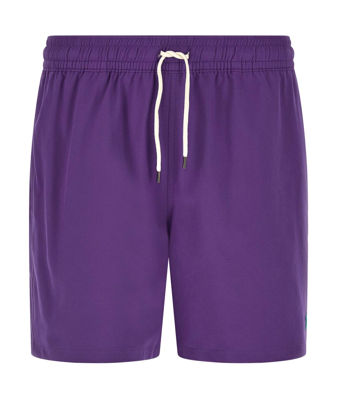 POLO RALPH LAUREN Фиолетовые полиэстеровые плавки, фото 1
