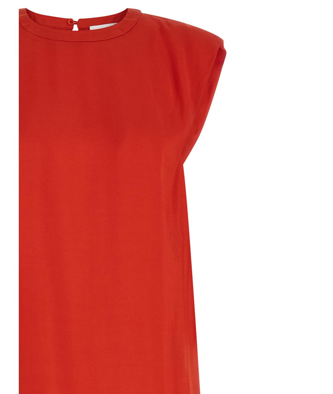 NUDE Красное вискозное вечернее платье, фото 3