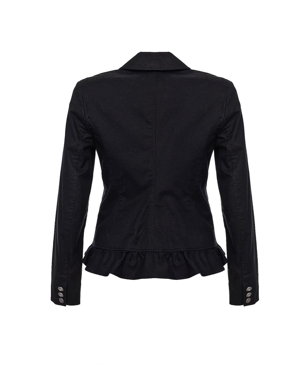 JUICY COUTURE Черный хлопковый жакет/пиджак, фото 2