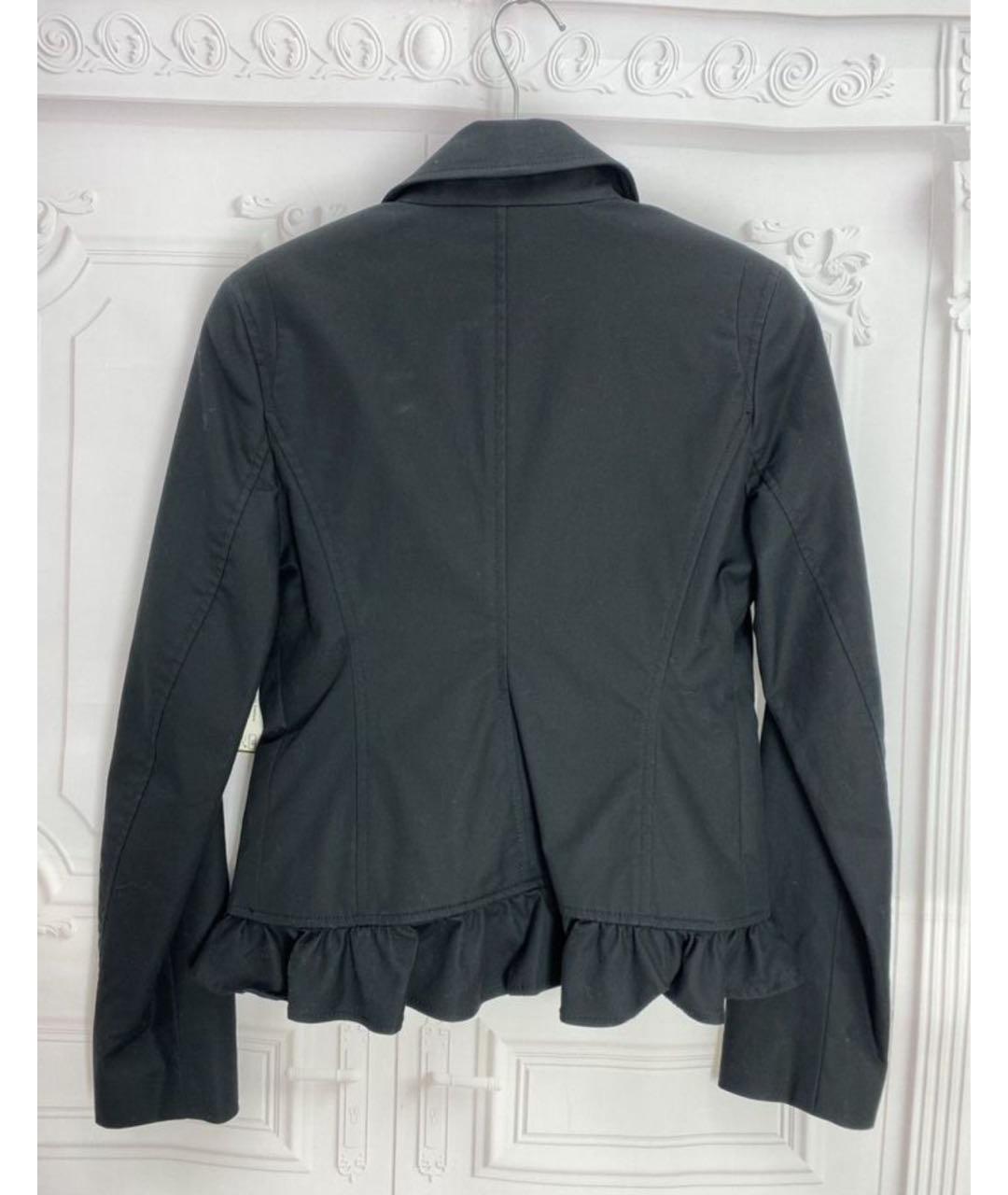 JUICY COUTURE Черный хлопковый жакет/пиджак, фото 8
