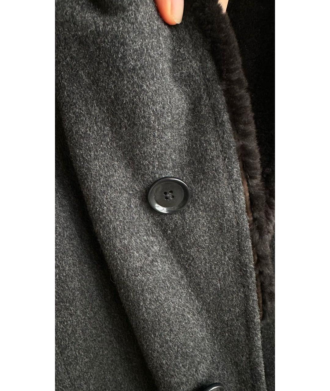 PAL ZILERI Серое шерстяное пальто, фото 4