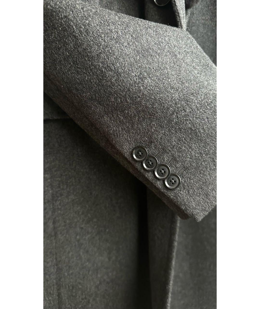 PAL ZILERI Серое шерстяное пальто, фото 7