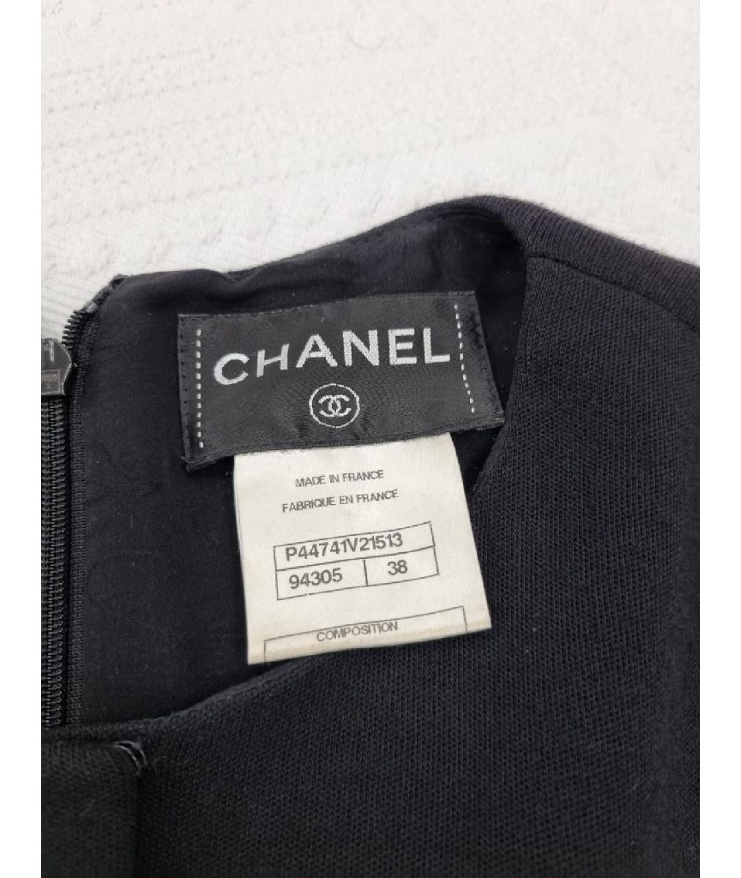 CHANEL Черное повседневное платье, фото 4
