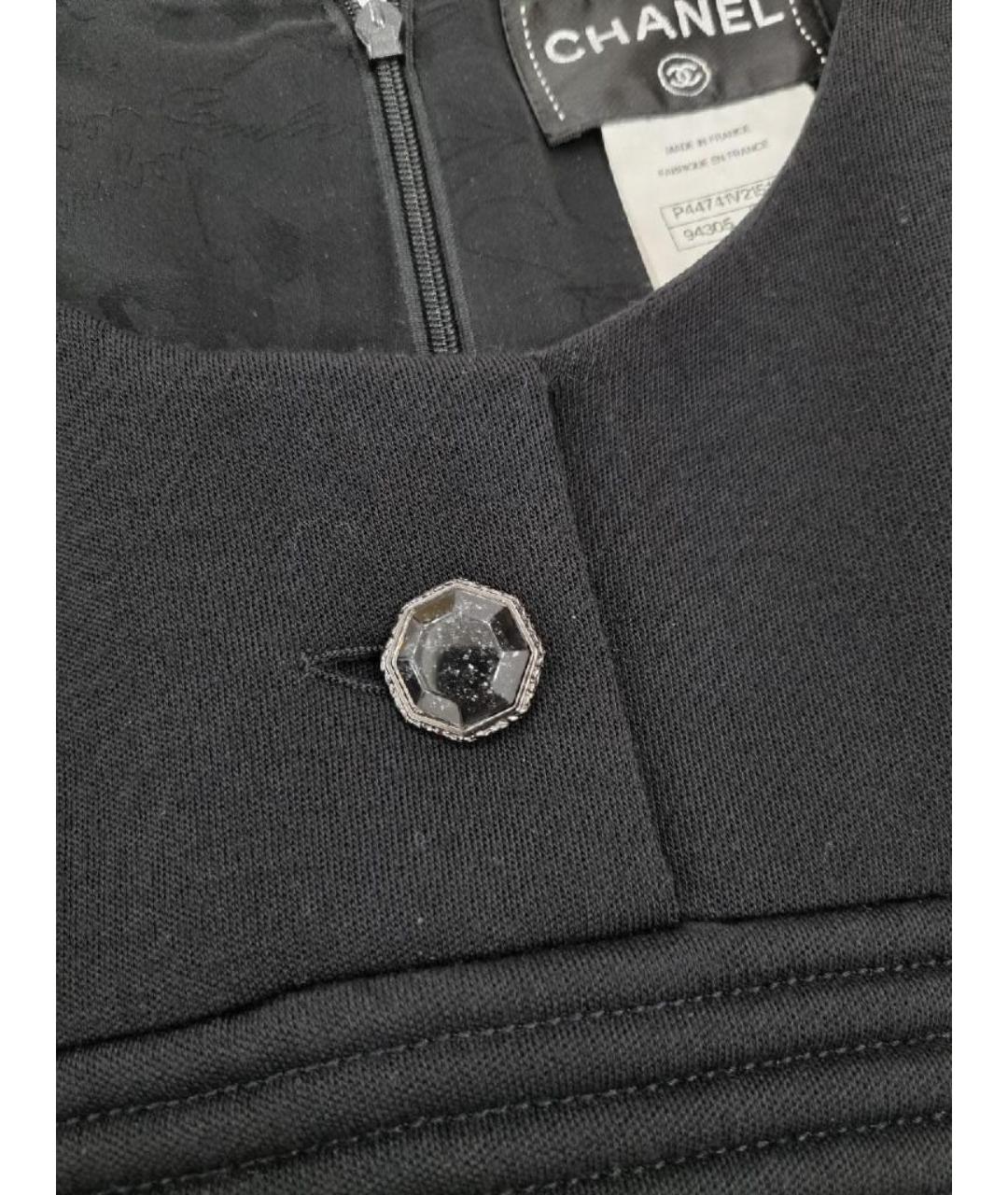 CHANEL Черное повседневное платье, фото 3
