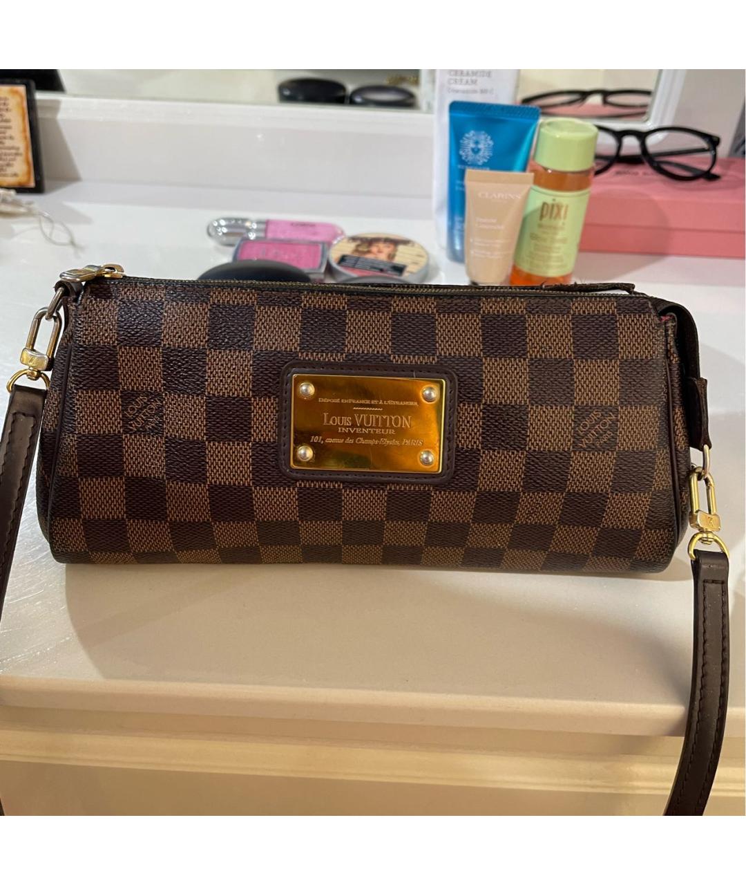 LOUIS VUITTON Коричневая сумка через плечо, фото 9