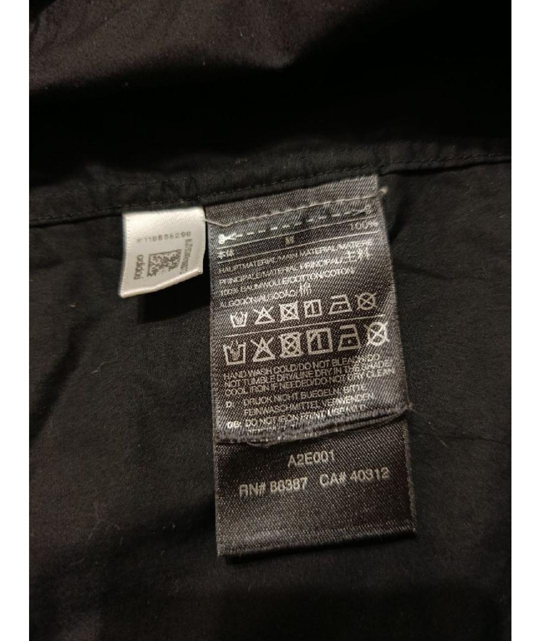 Y-3 Черная хлопковая кэжуал рубашка, фото 6