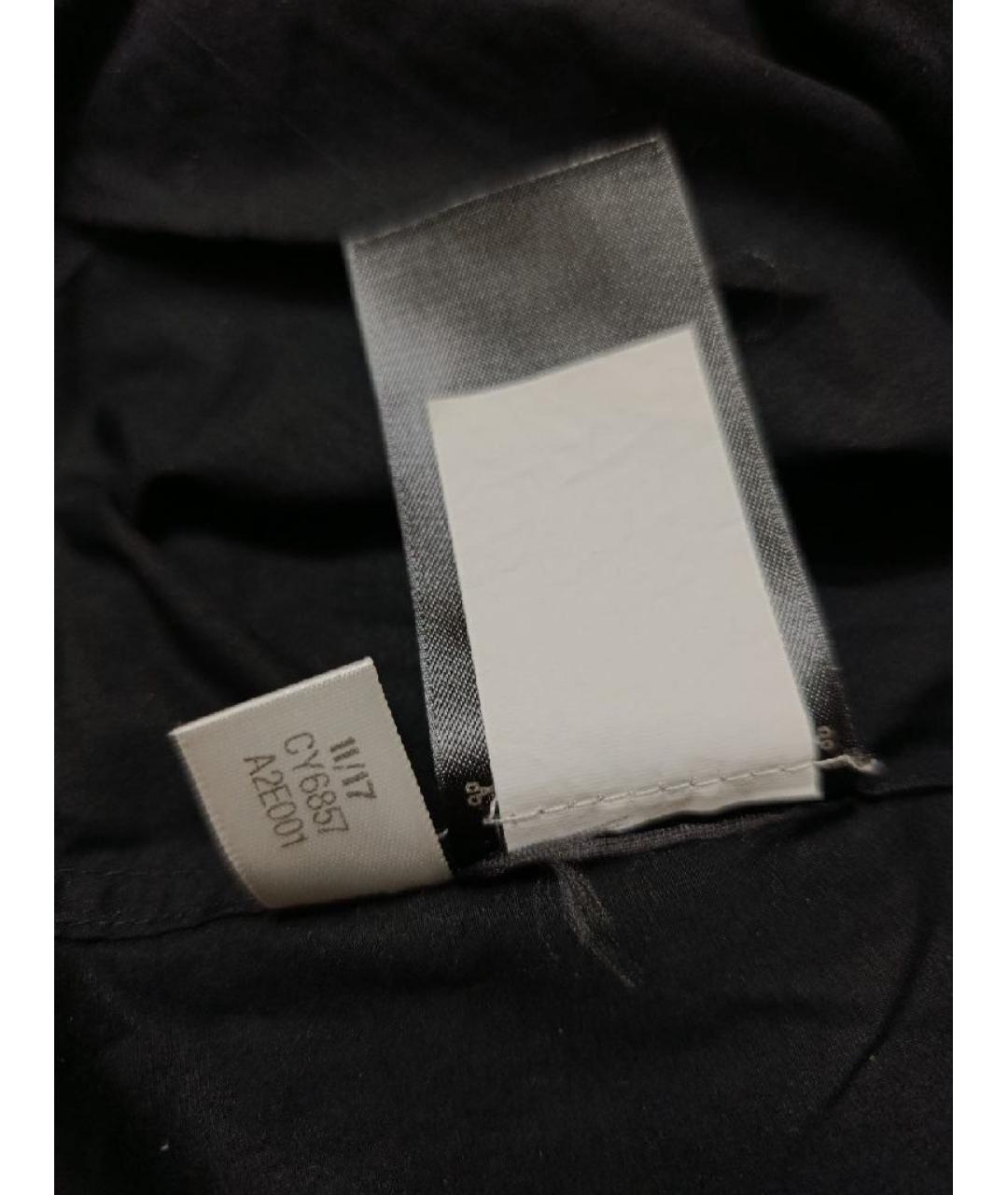 Y-3 Черная хлопковая кэжуал рубашка, фото 7