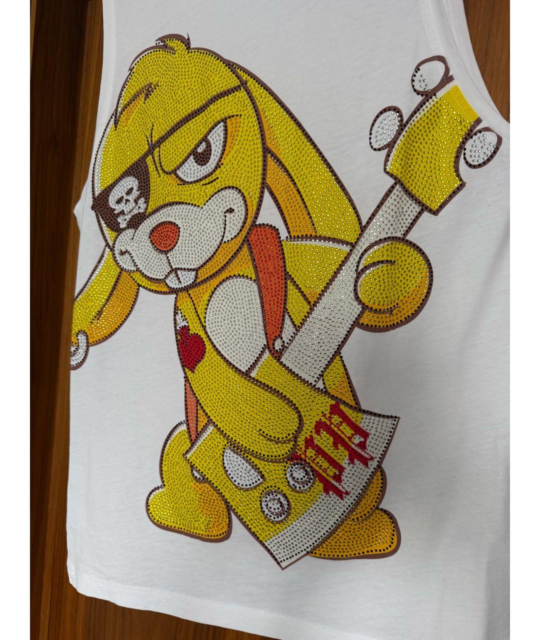 PHILIPP PLEIN Мульти хлопковая майка, фото 4