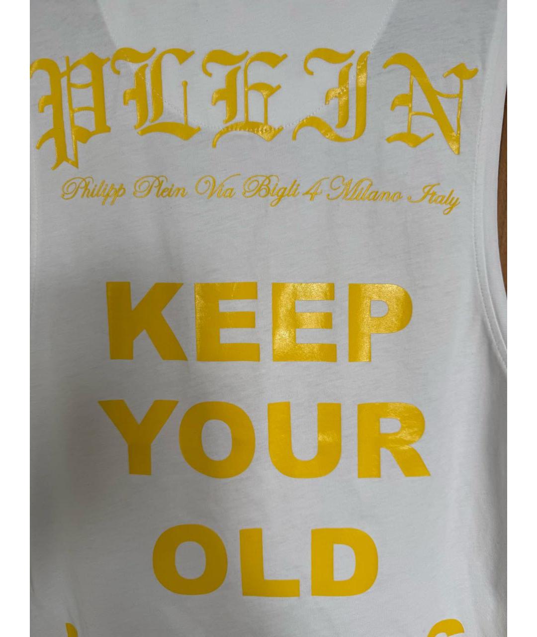 PHILIPP PLEIN Мульти хлопковая майка, фото 2