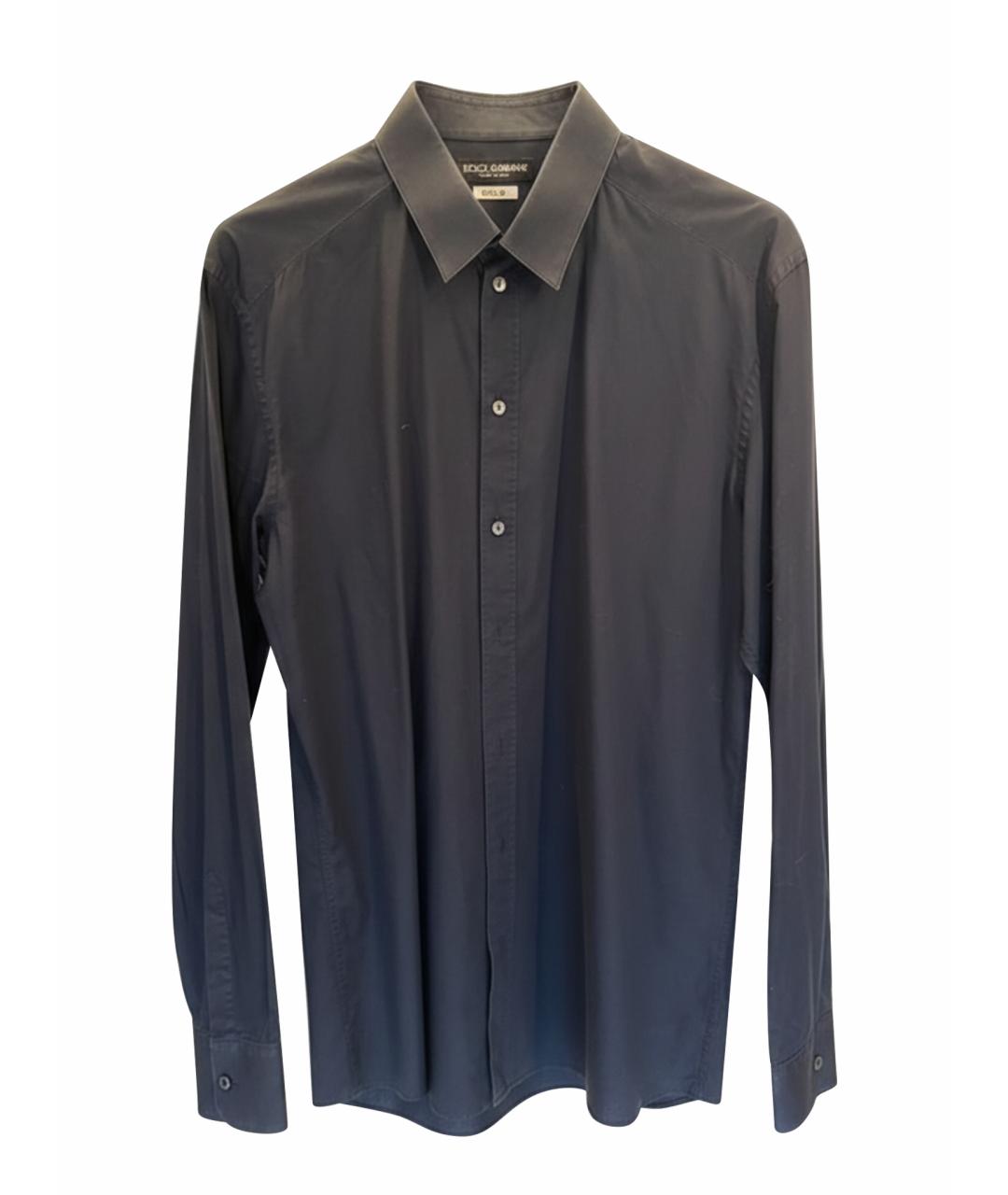 DOLCE&GABBANA Черная классическая рубашка, фото 1