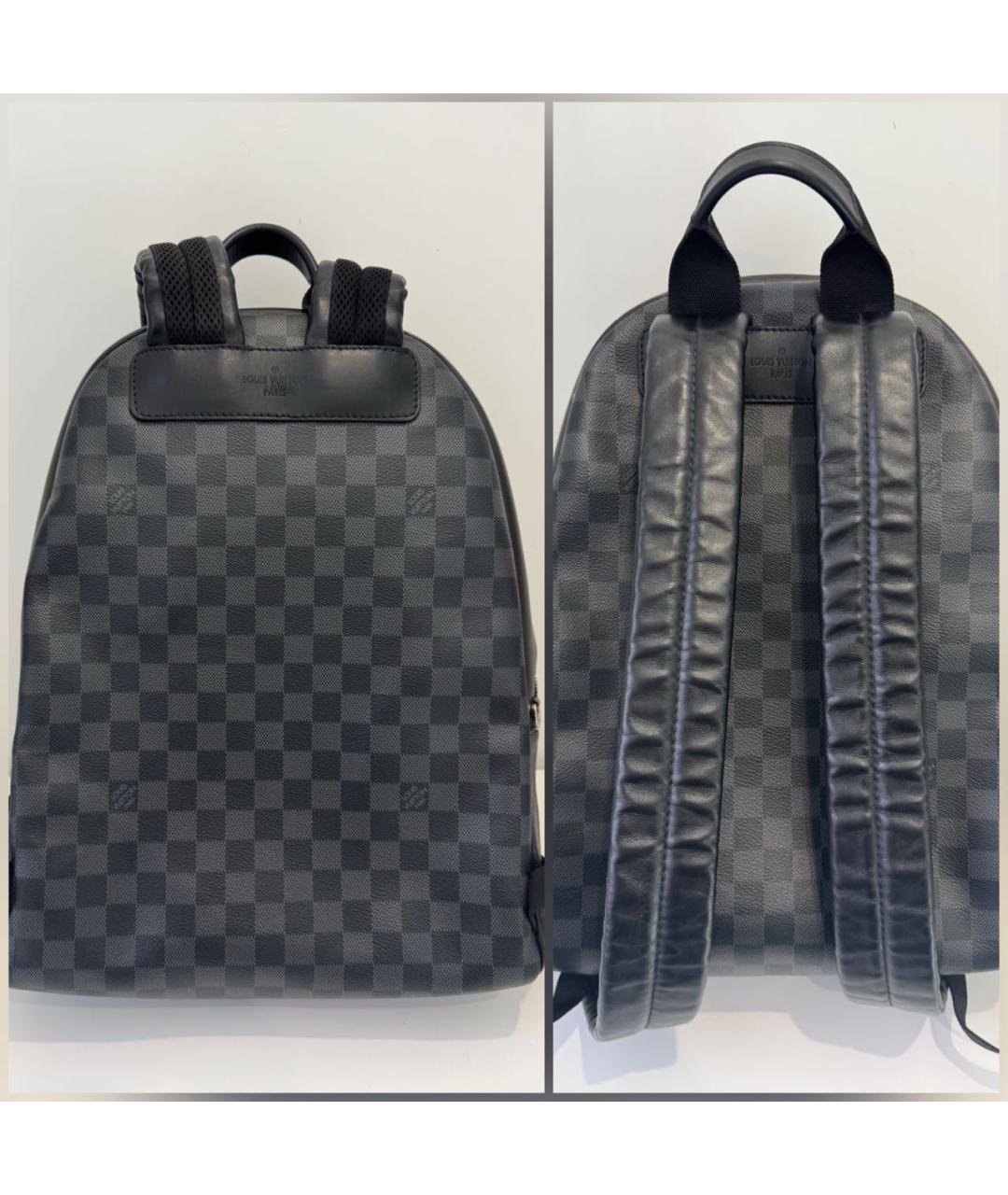 LOUIS VUITTON Черный рюкзак, фото 5