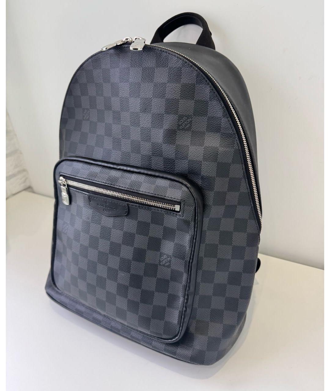 LOUIS VUITTON Черный рюкзак, фото 4