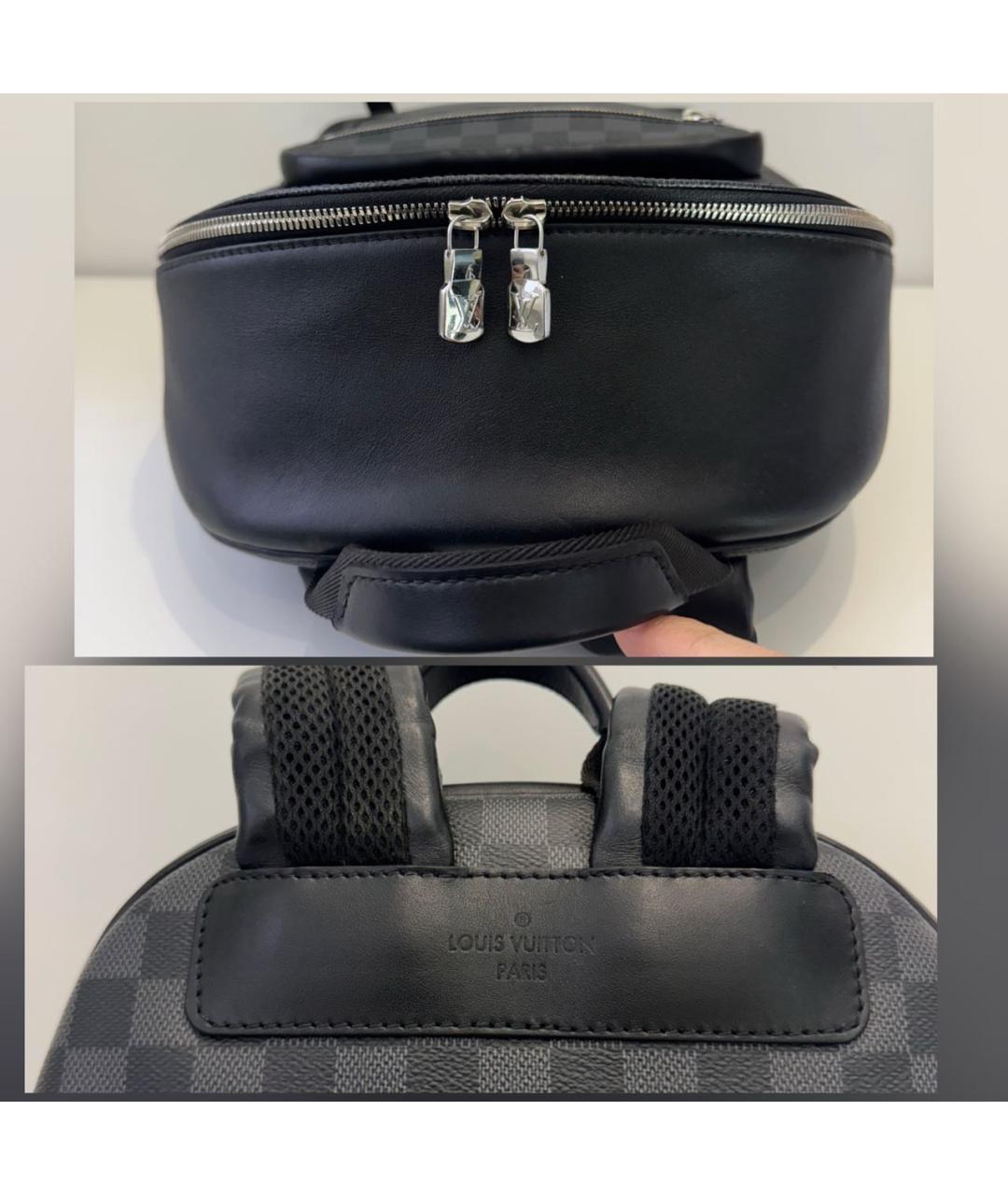 LOUIS VUITTON Черный рюкзак, фото 8